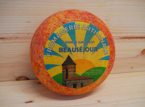Fromagerie Beauséjour - Gouda au piment d'Espelette  et poivre vert 5kg