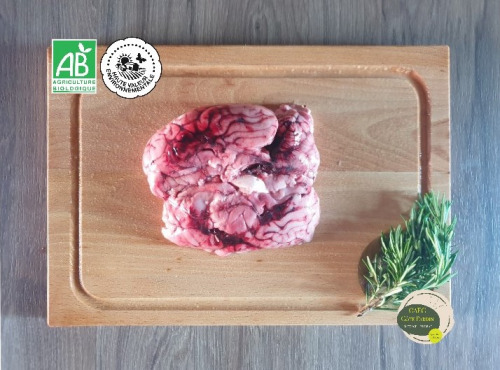 Ferme GAEC Côte Pardin - [SURGELÉ] Cervelle de Veau BIO Race Aubrac - 400 g