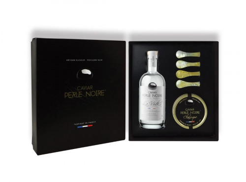 Caviar Perle Noire - Coffret Caviar Baerii "Classique" & Vodka Perle Noire 20g