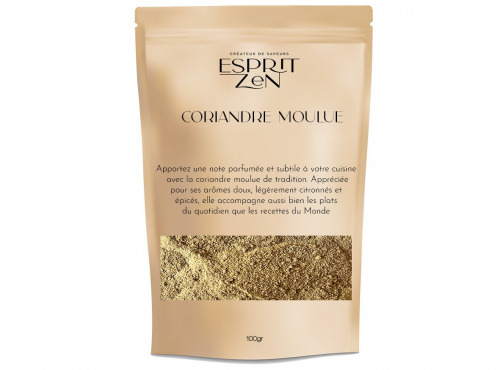 Esprit Zen - Coriandre Moulue - Sachet avec fermeture 100g