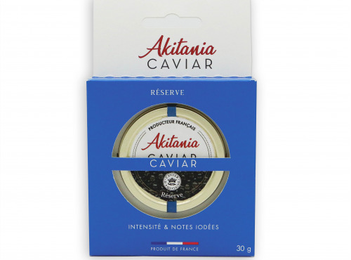 Akitania, Caviar d'Aquitaine - Caviar D'aquitaine Akitania Reserve Rodoide Carton 30g