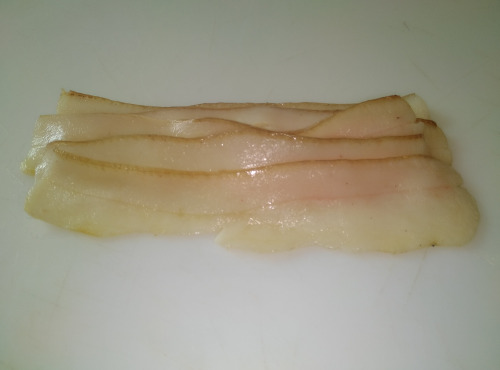 Domaine du Catié - Tranches de Barde de Lard de Porc Mangalica - 100 gr sans nitrite