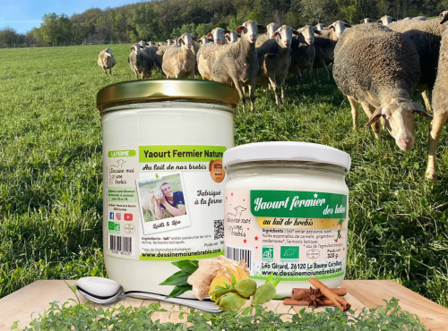 Dessine moi une brebis - Yaourt Brebis Nature 780g + 320g Lutin