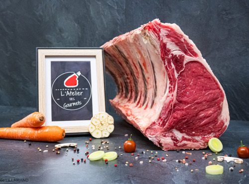 L'Atelier des Gourmets - Boucherie Charcuterie en Provence - [Précommande] Côte de Boeuf - Rouge Limousine HVN (Haute Valeur Naturelle) - 1KG