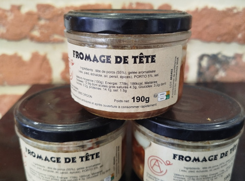 La charcuterie des Alpilles - Fromage de tête 190g