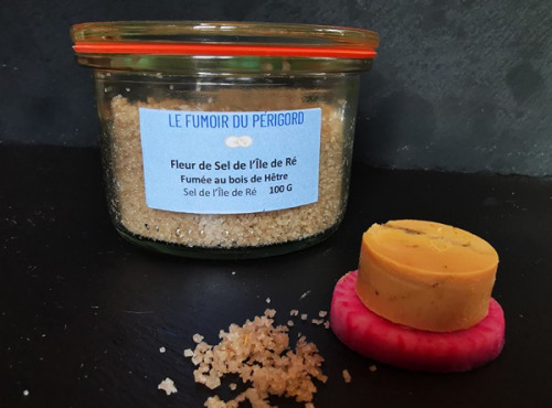 Le Fumoir du Périgord - Fleur de Sel fumée de l'Ile de Ré 100g