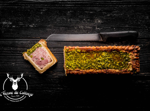 LA FERME DE COLLONGE - Pâté en croute de canard 2 tranches - 300g