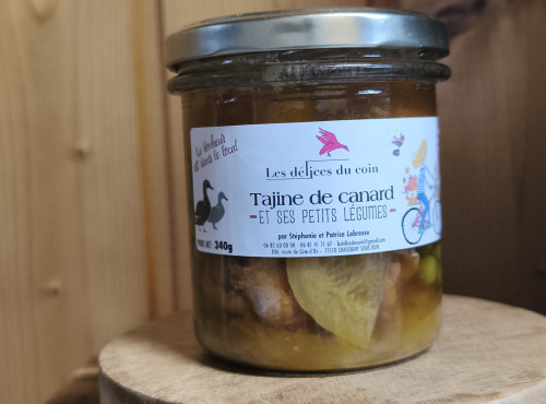 Les Délices du Coin - Tajine de canard et ses petits légumes 340g