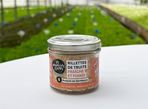 Les Nouvelles Fermes - Rillettes de truite fraiche & fumée 12x90g