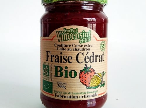 Jean-Paul Vincensini et Fils - Confiture de Fraise Cédrat Bio