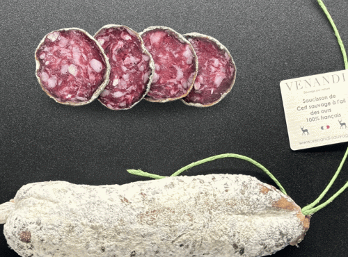 Venandi Sauvage par Nature - Saucisson de cerf à l'Ail des ours