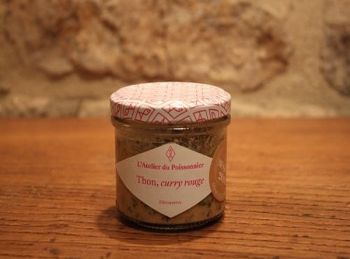 La Ferme DUVAL - Rillette Thon, curry rouge - 90g