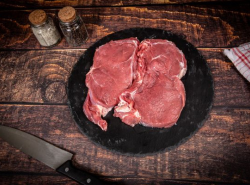 La Ferme du Mas Laborie - Côte de  jeune bovin  Aubrac 1 kg