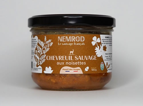 Nemrod - Terrine de Chevreuil aux Noisettes - 180 g