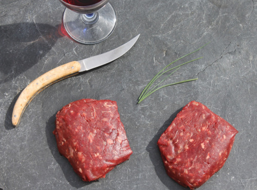 Domaine des Alliers -  Bœuf d'exception - 2 beefsteaks hachés, AOC Maine-Anjou, BIO – 265 g   [SURGELÉ]