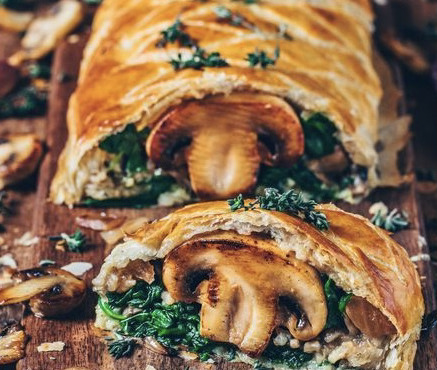 Graines Précieuses - Tourte végétale aux cressons, champignons et aromates de Provence