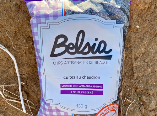 Chips BELSIA - Chips Artisanales au Vinaigre de Champagne-Ardenne - 150g x10