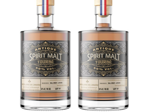 Distillerie de l'Anjou - 2 Spirit Malt Tourbé - 2*50cl - Produit en Anjou