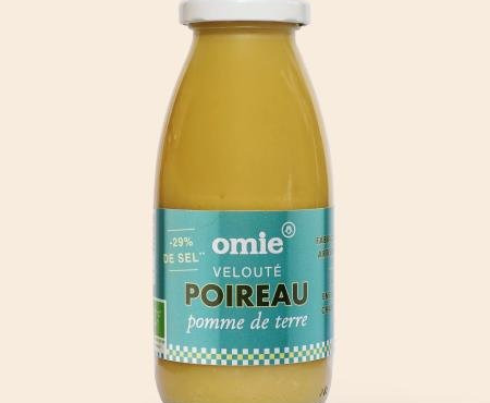 Omie - Velouté de poireaux de Charente bio format snacking - légumes français - 25 cl