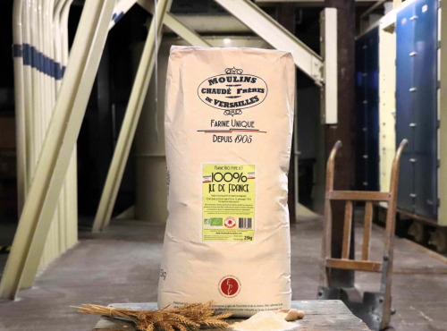 Moulins de Versailles - Farine De Blé Bio T65 - 25kg