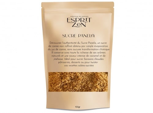 Esprit Zen - Sucre Panela - Sachet de 100g - refermable