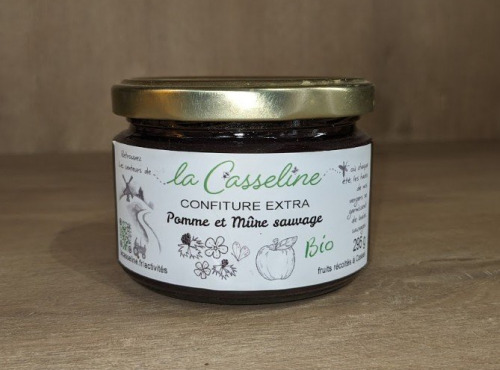Ferme Joos - Confiture Pomme et Mûre Sauvage BIO : La Casseline