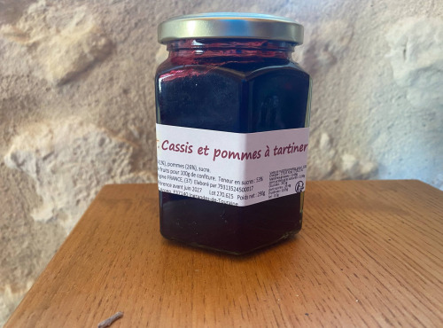 Des Poules et des Vignes à Bourgueil - Cassis et pommes à tartiner