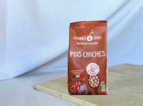 BERRY GRAINES - Pois chiches BIO origine France - 500g