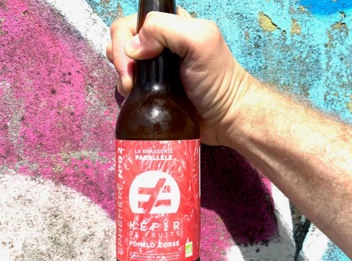 La Brasserie Parallèle - Brasserie sans alcool - Kéfir de Fruits EPHEMERE 02 - Pomélo Corsé - 9x33cl