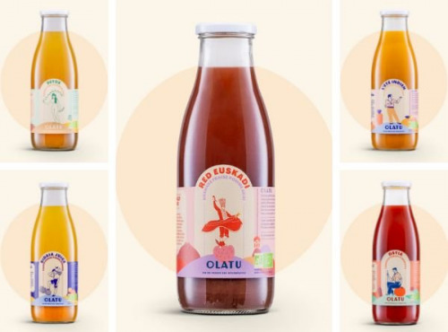 Olatu - Lot de 18 - Détox, Bidaia, Été Indien, Red Eudaski, Jus de tomate au Piment d'Espelette