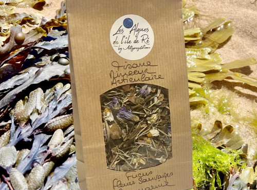 Les Algues de l'Île de Ré - Tisane Fucus Rosemarine fleurs sauvages