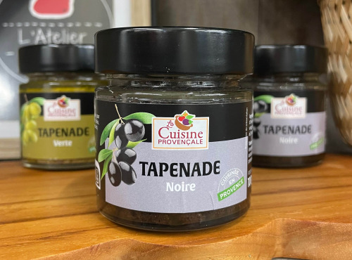 L'Atelier des Gourmets - Boucherie Charcuterie en Provence - Tapenade Noire - 100g