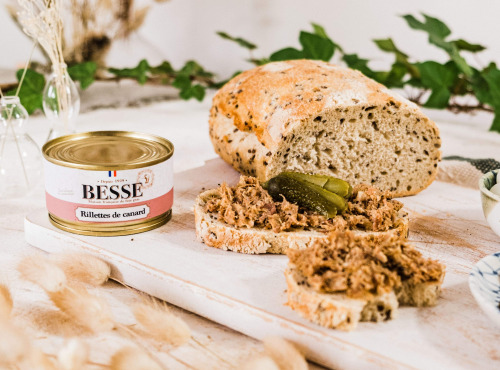 Foie Gras BESSE - Rillettes pur canard 130g