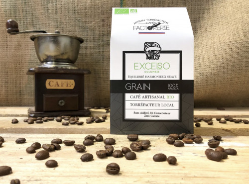 Cafés Factorerie - Café Colombie Excelso Bio GRAIN - 250g