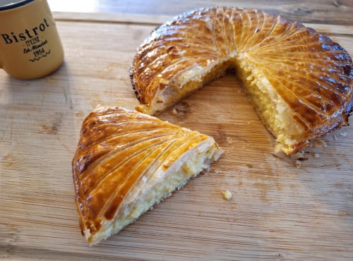 Les Gourmandises de Luline - Galette des rois Frangipane 4-5 pers sans gluten/lactose