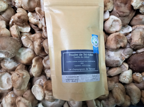 Les champignons de Vernusse - Poudre de shiitakes - 105g