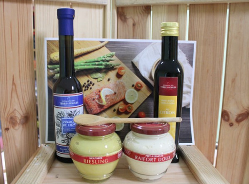 Domaine des Terres Rouges - Kit de Condiments et Huiles - Accompagner vos Poissons et Fruits de Mer
