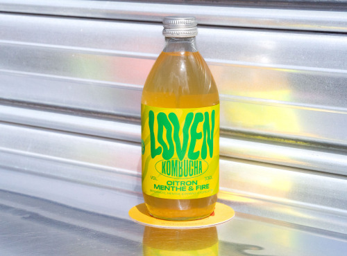 Brasserie L'Indispensable LOVEN Kombucha - Kombucha Citron Menthe & Fire - 10x33cl