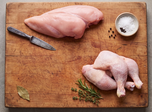 Terres de Bon Sens - Poulet BIO Pack découpe sans ailes de 2