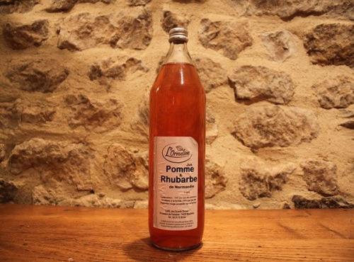 La Ferme DUVAL - Jus Pomme et Rhubarbe - 1l