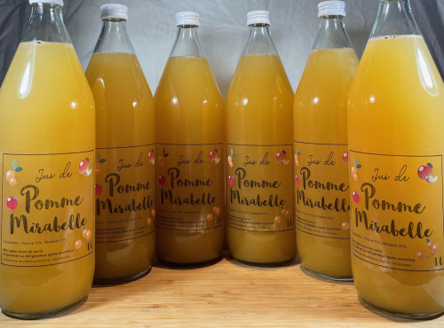 La Ferme des Prun'Elles - Lot de 6 Jus Pomme Mirabelle