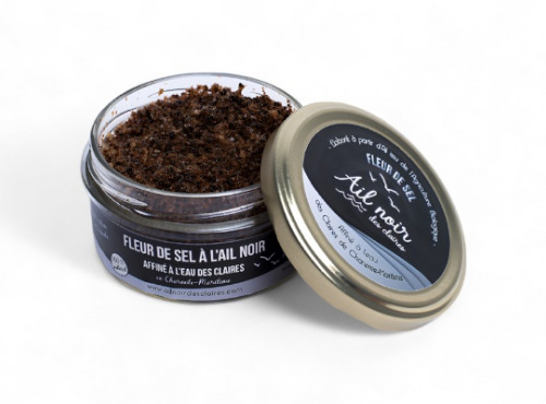 Club Papillon par Sauces Papillon - Ail noir des Claires - Fleur de sel à l'ail noir