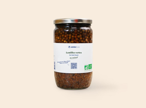 Omie - DESTOCKAGE - Lentilles au naturel - 660 g