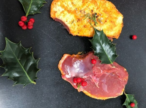 Terre de Gallie - Filets de canette marinée miel gingembre orange