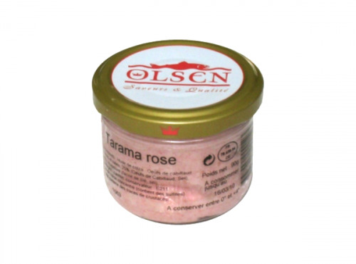 Olsen - Tarama rose 25% d'oeufs de cabillaud, pot 500g