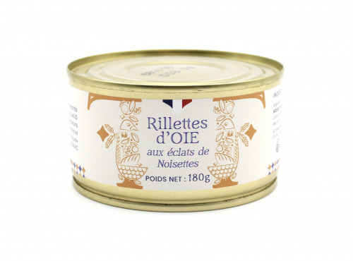Ferme des Fayards - Rillettes d’Oie aux éclats de Noisettes torréfiées 180g