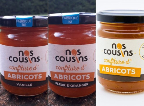 Nos cousins Conserverie - Trio De Confitures: Abricot, Abricot-vanille, Abricot-fleur D'oranger 3x240g