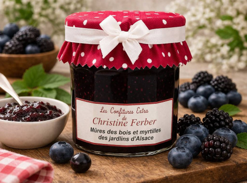 Maison Schmid - Confiture Extra de Christine Ferber - Mûre des bois et myrtilles des jardins d'Alsace