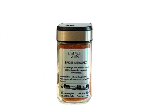 Esprit Zen - Epices pour Merguez - Doseur 70g