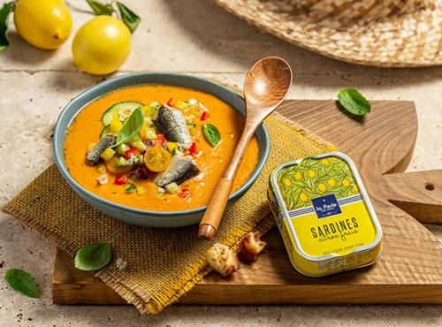 La Perle des Dieux - Sardines à l'huile d'olive et au citron frais - lot de 4 boîtes